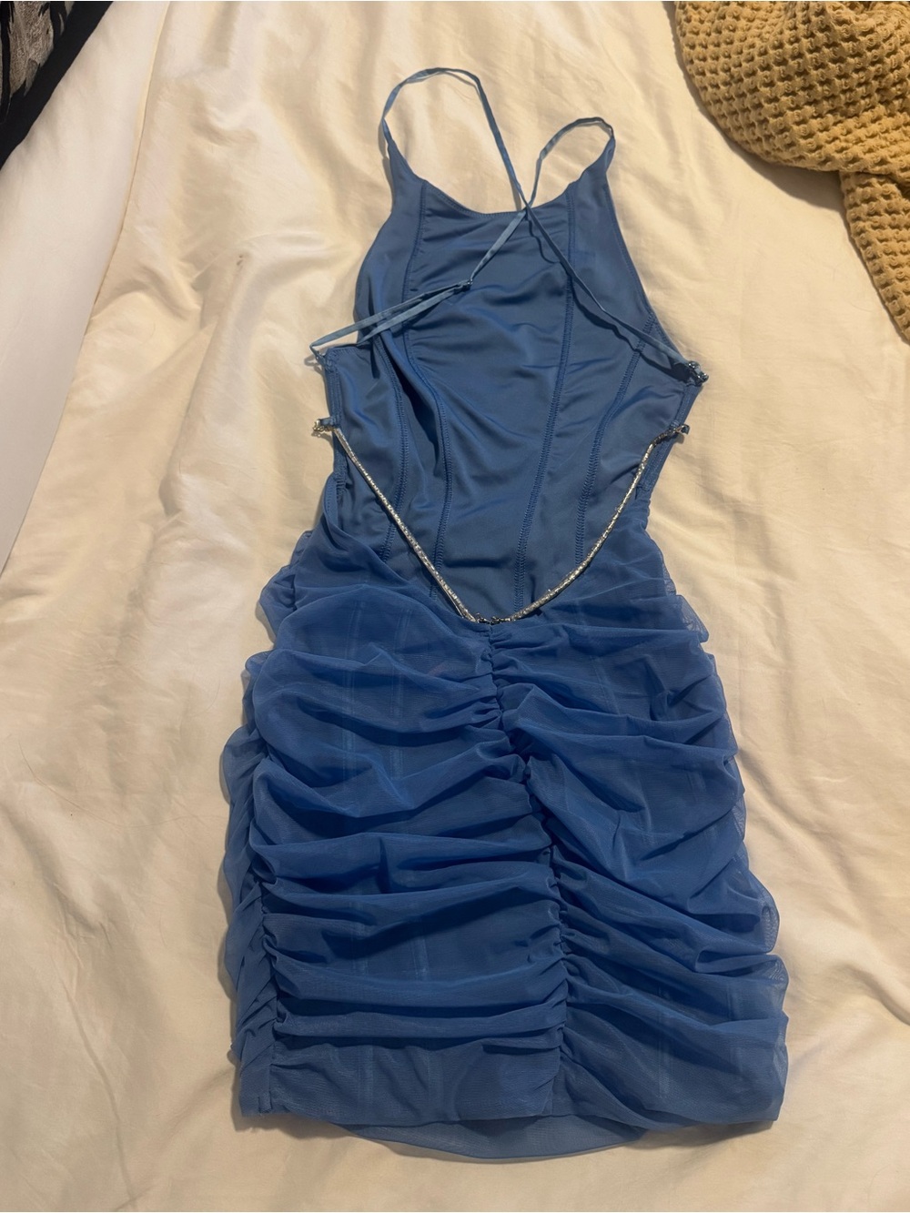 Corset Open Back Mini Dress NEW